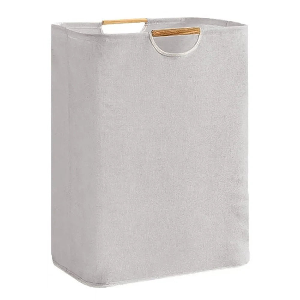 Collapsible Laundry Basket Dirty Clothes Storage Basket with Handle Hamper Sundries Storage Bag Bathroom Accessories
