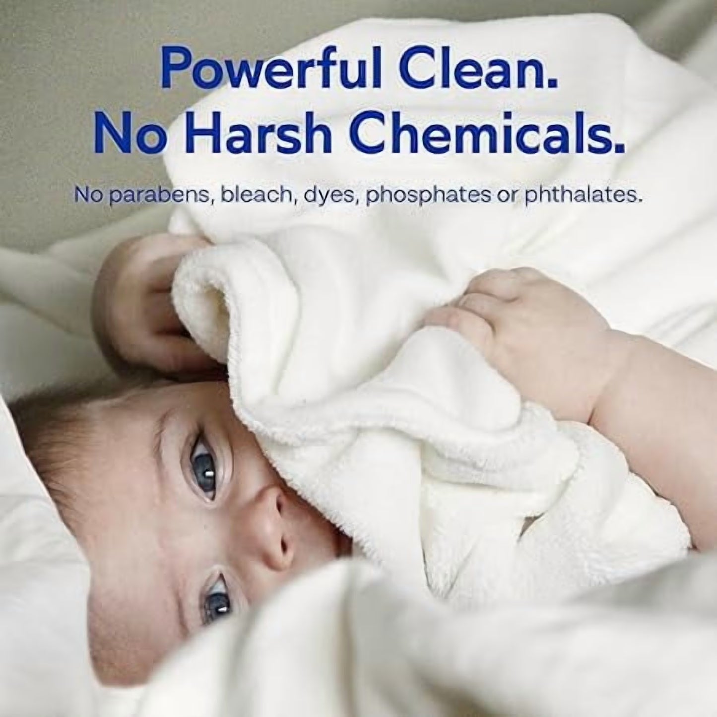 Infant Laundry Detergent Sheets, 30 Count, 60 Loads, Fragrance-Free