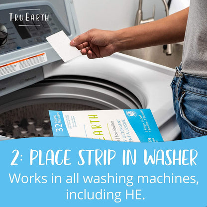 Laundry Detergent Sheets Eco-Friendly, Biodegradable, Zero Waste, Cruelty-Free Eco-Strips for Sensitive Skin