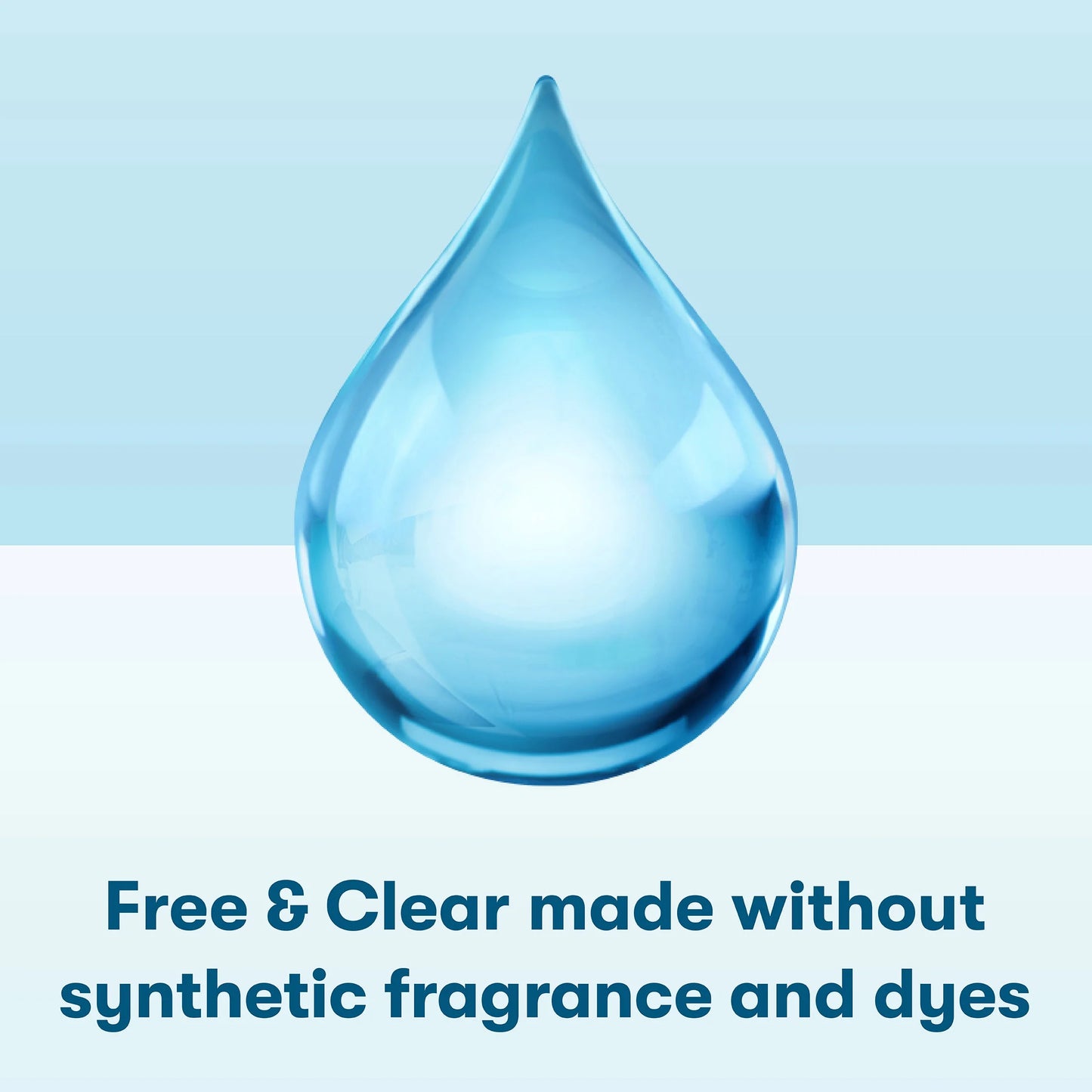 Hypoallergenic Laundry Detergent Sheets for Sensitive Skin, Free & Clear, 64 Ct