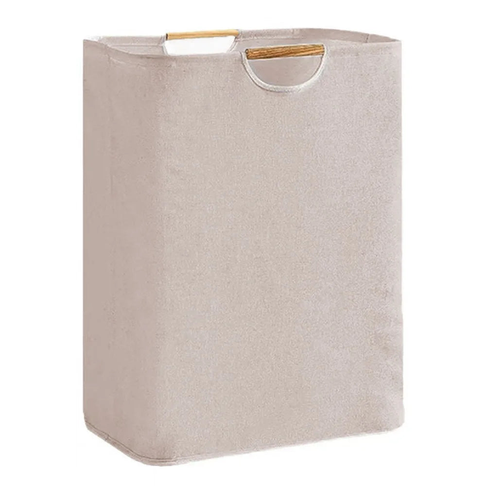 Collapsible Laundry Basket Dirty Clothes Storage Basket with Handle Hamper Sundries Storage Bag Bathroom Accessories