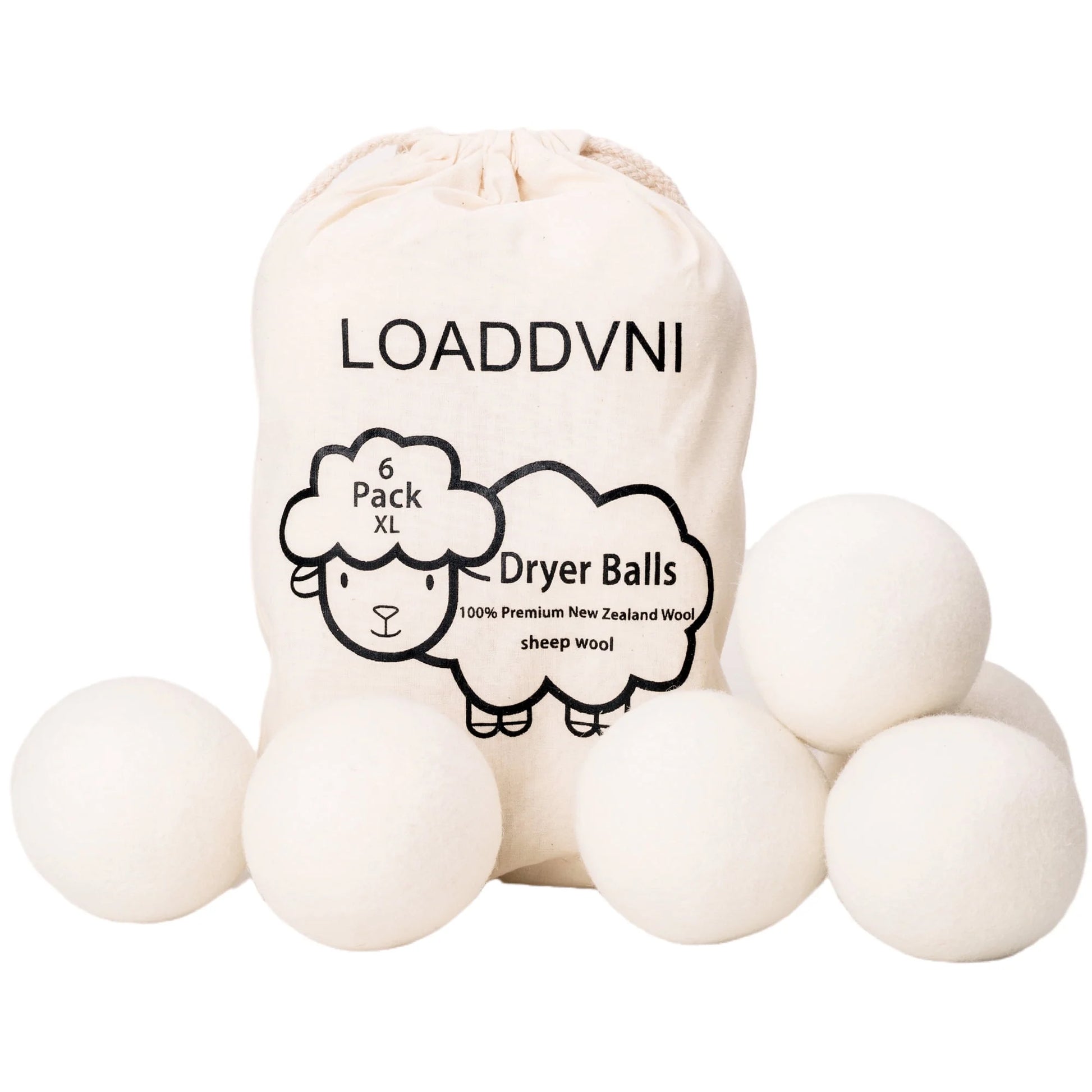 (3 Pack) Wool Dryer Balls Organic XL 6 Balls per Pack by , save Time,Money,Energy.