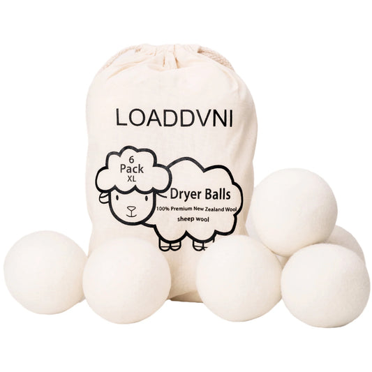 (3 Pack) Wool Dryer Balls Organic XL 6 Balls per Pack by , save Time,Money,Energy.
