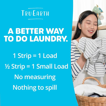 Laundry Detergent Sheets, Bulk, Paraben-Free, Original Eco-Strip Liquidless Laundry Detergent