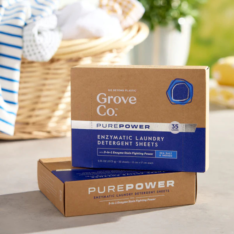 Purepower Enzymatic Laundry Detergent Sheets