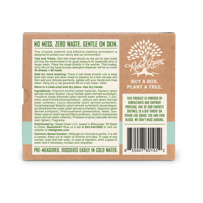 Laundry Detergent Sheets