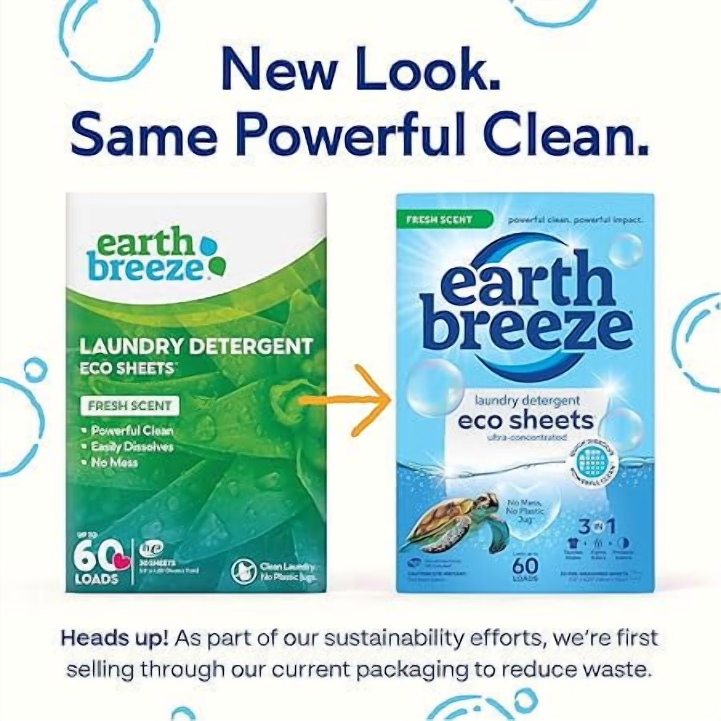 Infant Laundry Detergent Sheets, 30 Count, 60 Loads, Fragrance-Free