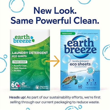 Infant Laundry Detergent Sheets, 30 Count, 60 Loads, Fragrance-Free