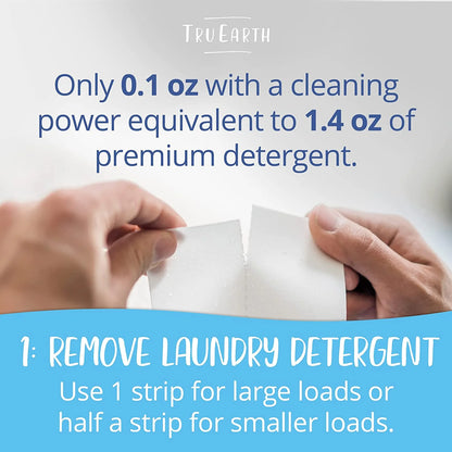Laundry Detergent Sheets Eco-Friendly, Biodegradable, Zero Waste, Cruelty-Free Eco-Strips for Sensitive Skin