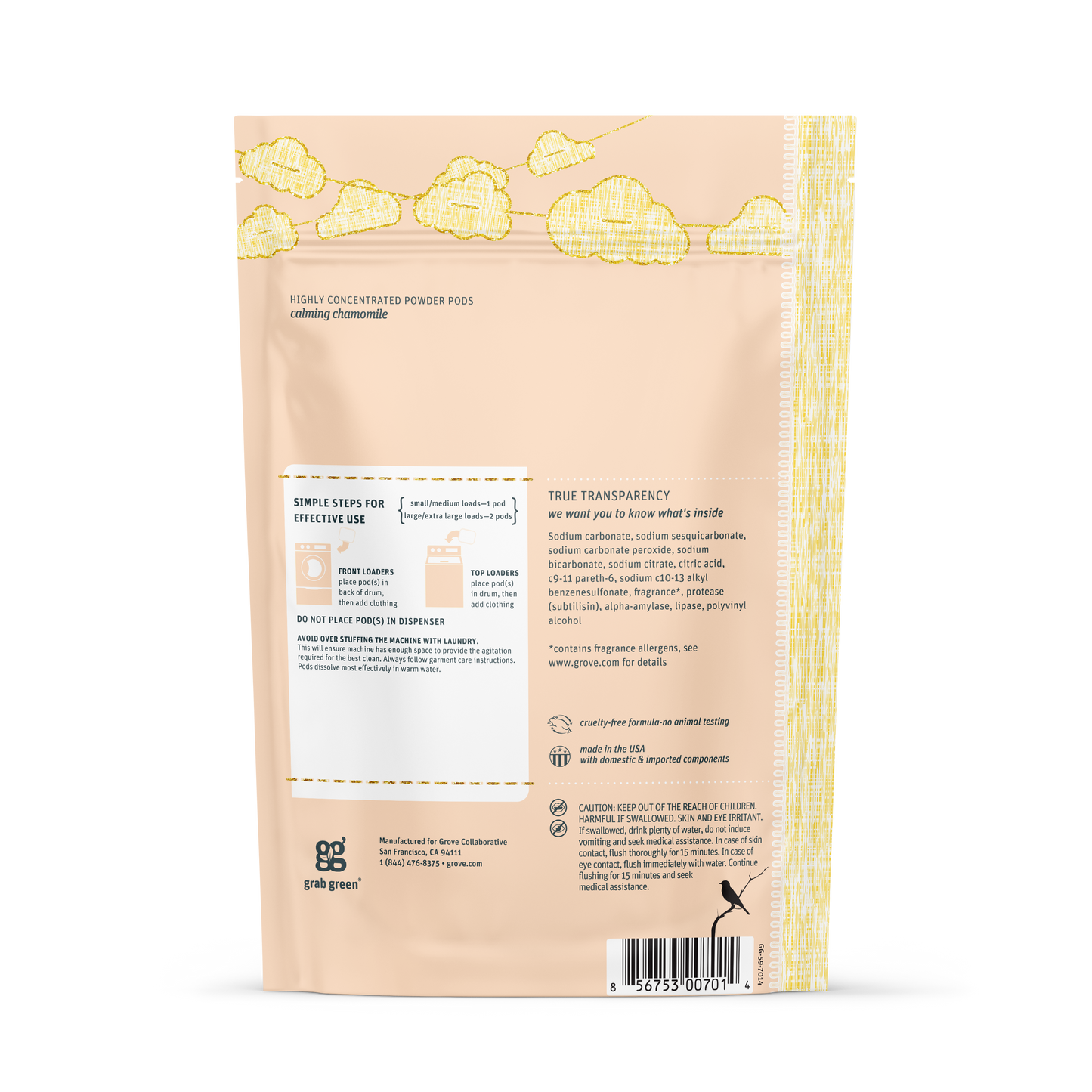 Newborn Laundry Detergent Pods - Chamomile