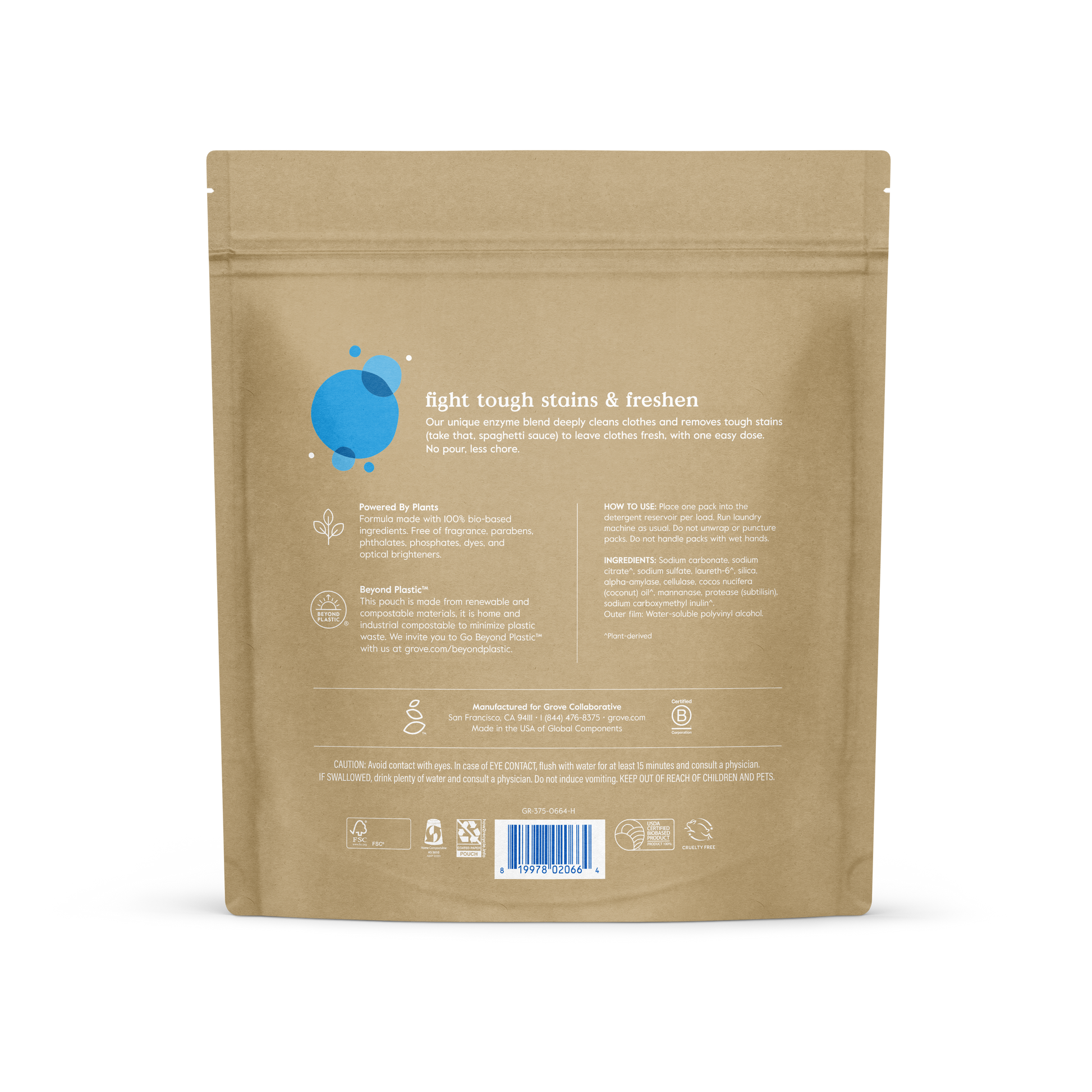 Laundry Detergent Packs – Removes Tough Stains without Harsh Chemicals