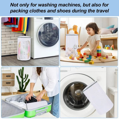 Shoe Wash Bags - Mesh Laundry Pouches for Sneakers and Socks, Ideal for Washing Machines and Travel Organization