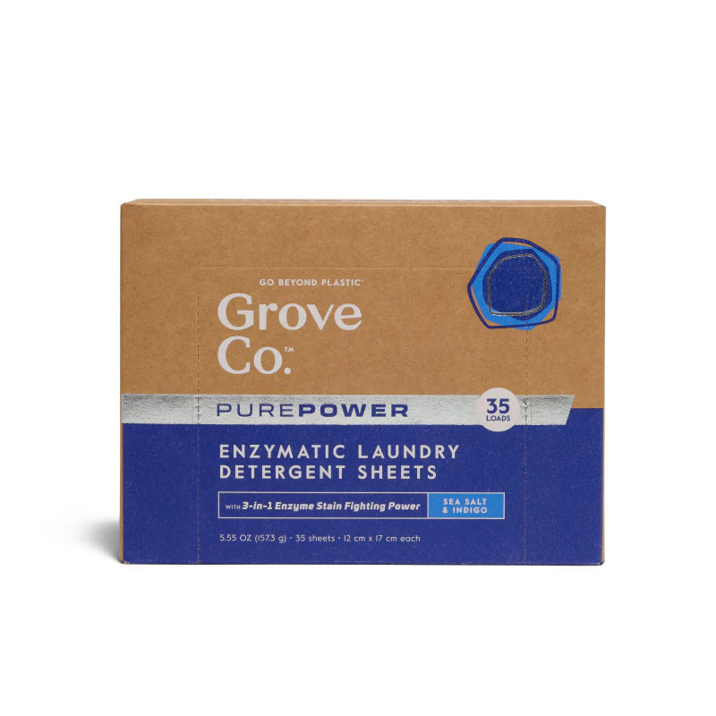 Purepower Enzymatic Laundry Detergent Sheets