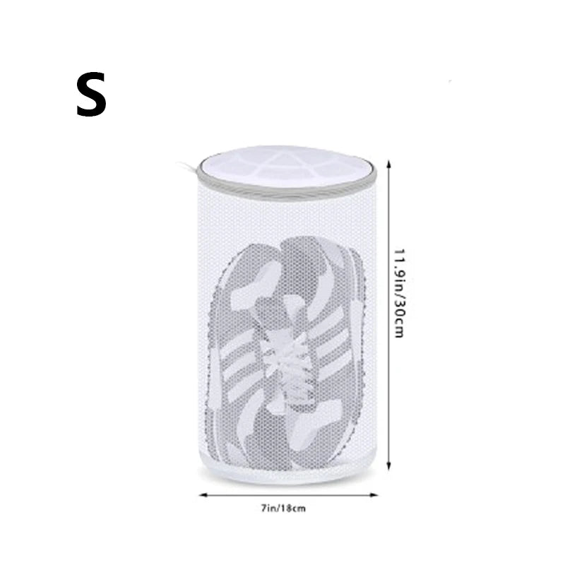 Shoe Wash Bags - Mesh Laundry Pouches for Sneakers and Socks, Ideal for Washing Machines and Travel Organization