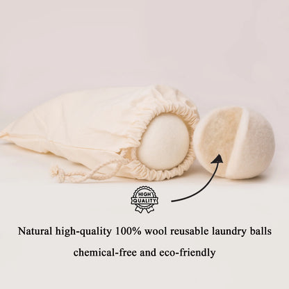 (3 Pack) Wool Dryer Balls Organic XL 6 Balls per Pack by , save Time,Money,Energy.